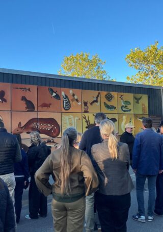 Pop-up museum i Vedbæk opført af genbrugte moduler